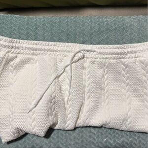 SHEIN White Textured Men Shorts